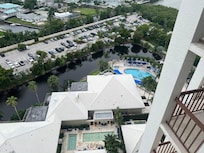 View of pool from 16 floor