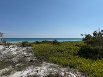 From the pool looking towards the Gulf