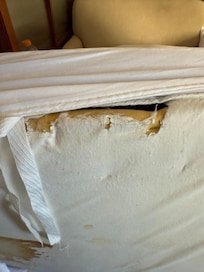 Mattress ripping around the edges