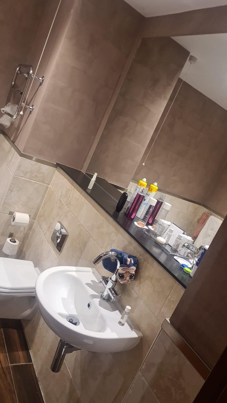 Great shelving for toiletries