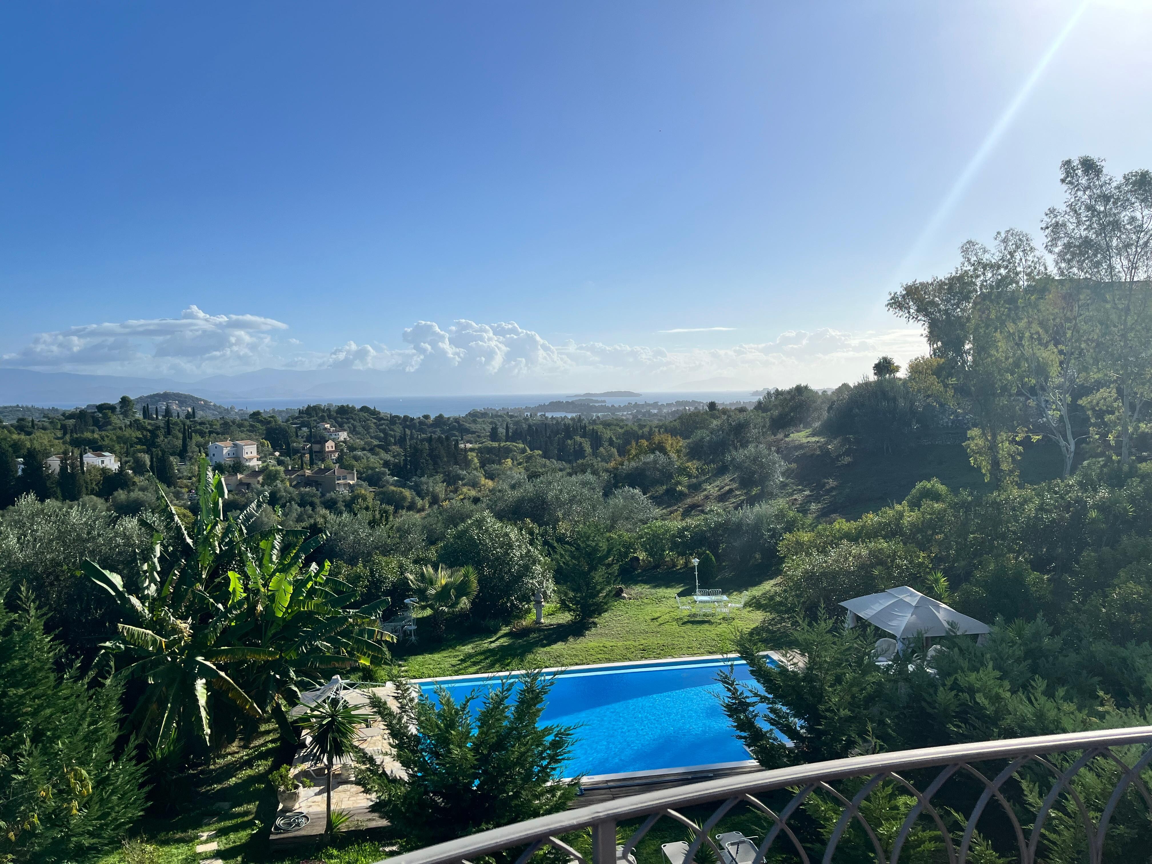 View from 1st floor balcony