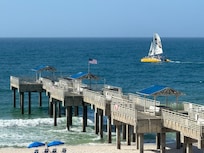 Beautiful pier perfectly located
