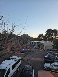 View into train entrance