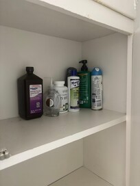 The opened/contaminated items they have no problem with because they’re “over half full”