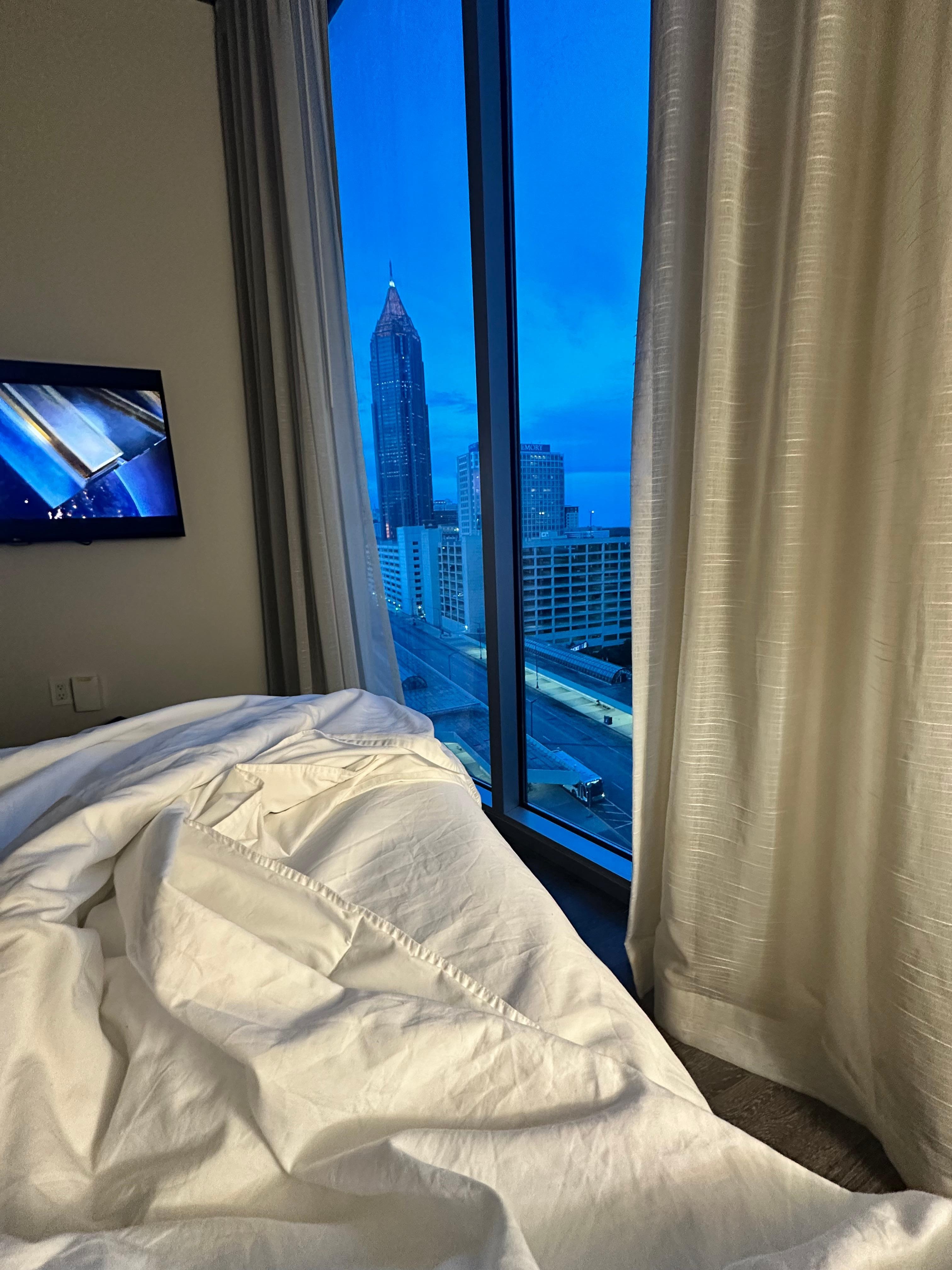 View from bed