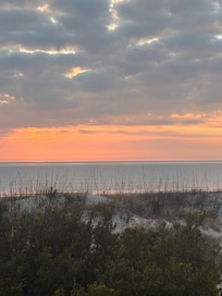 Morning view from the beach!