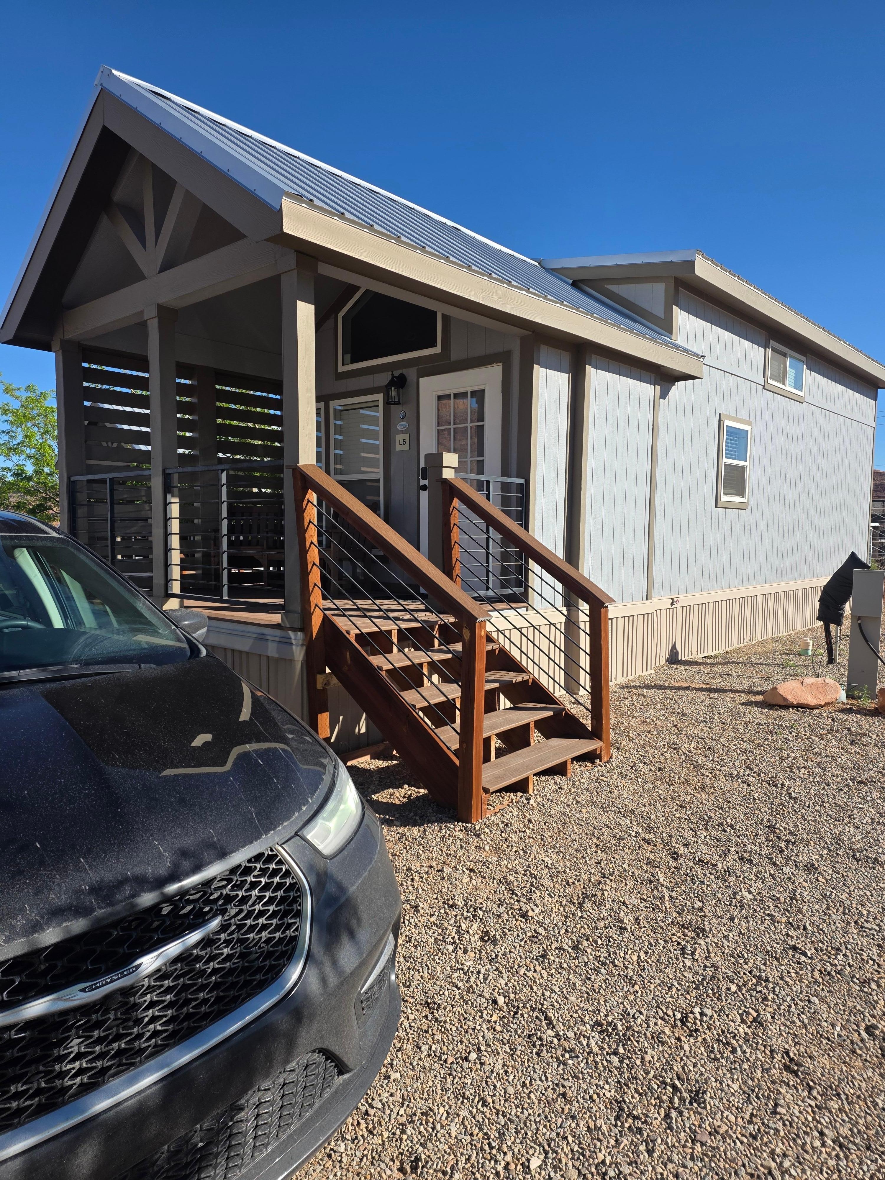 Convenient parking adjacent to the unit. 