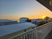 Sunset from 3rd floor deck