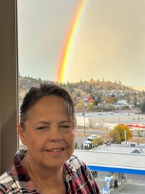 Beautiful view and rainbow from my room