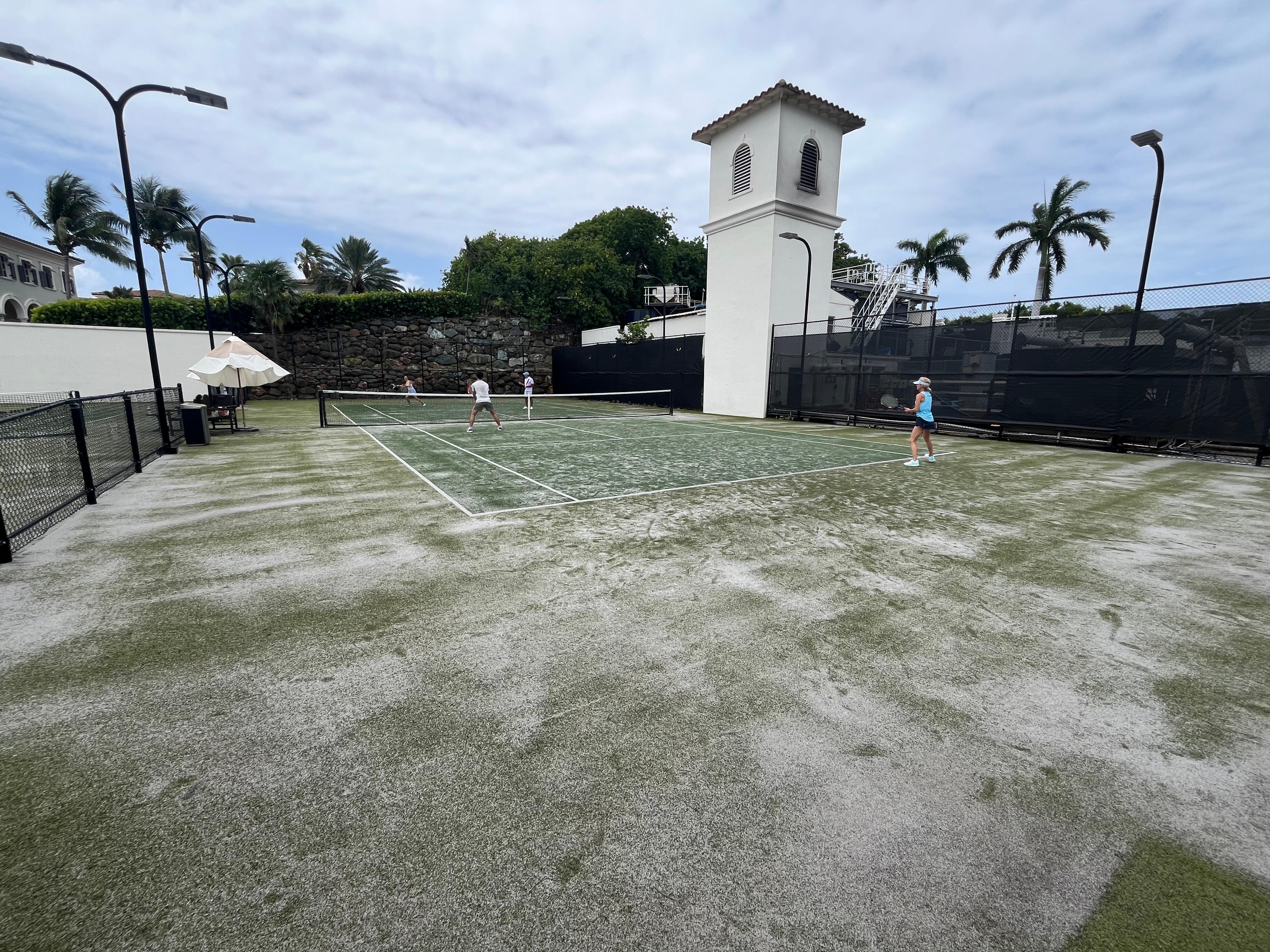 tennis courts