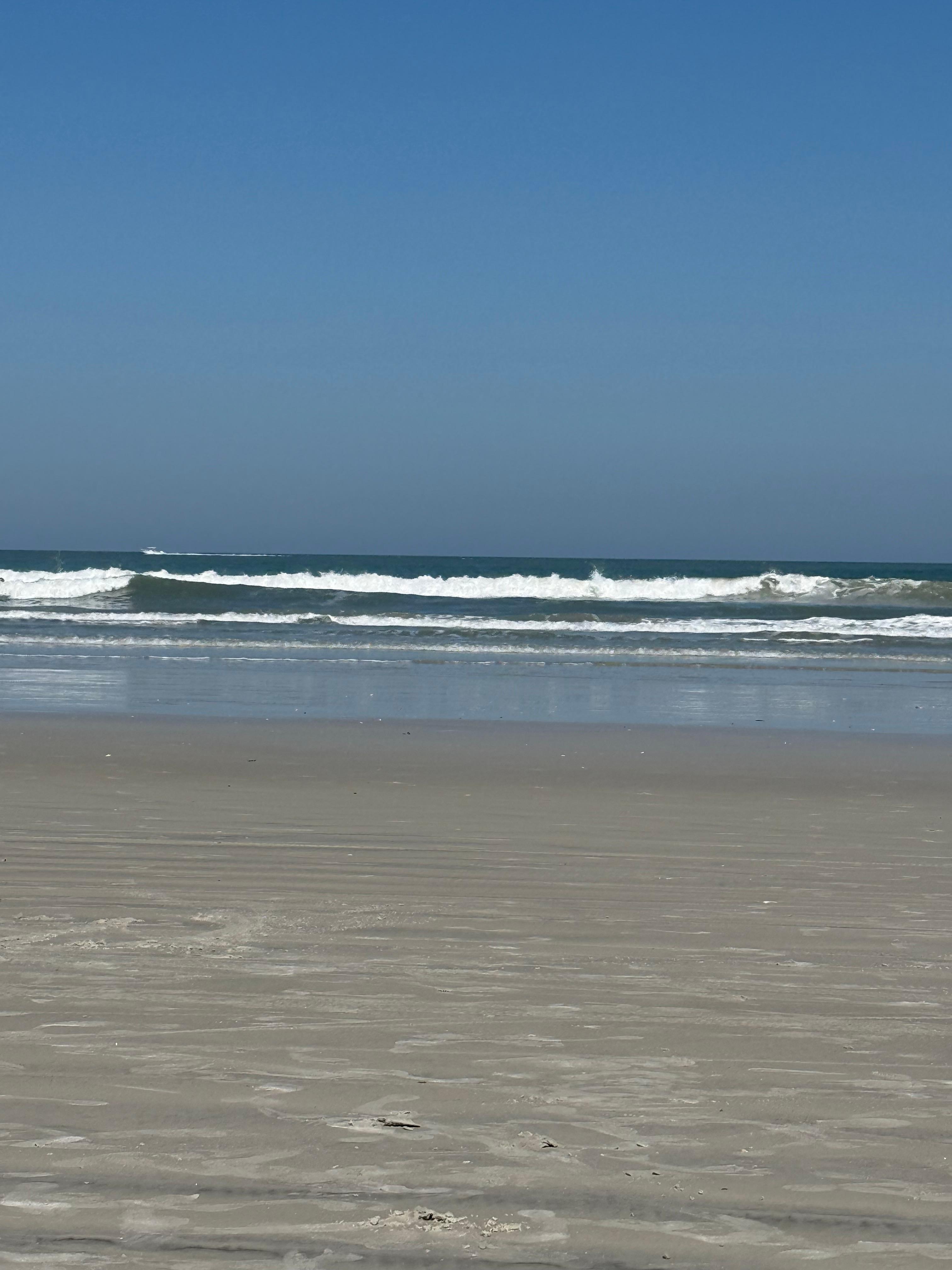 Ocean from the beach. 