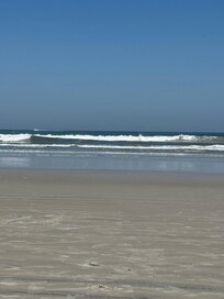 Ocean from the beach.