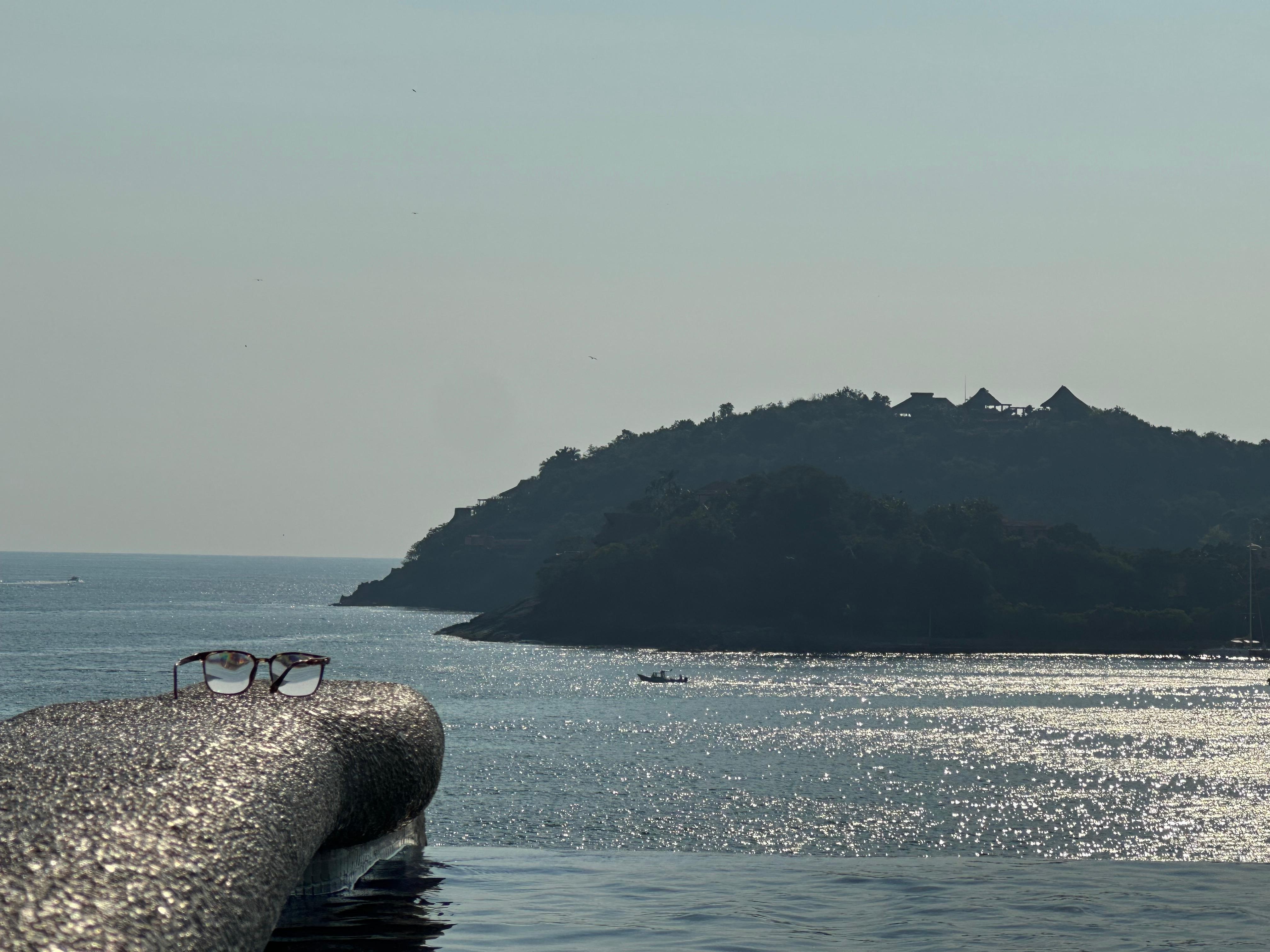 Muy buenas vista, esta es desde la alberca infinita