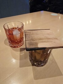 Smoked old fashoined at Moxies