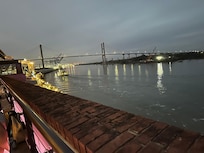 Roof top restaurant view of River Street