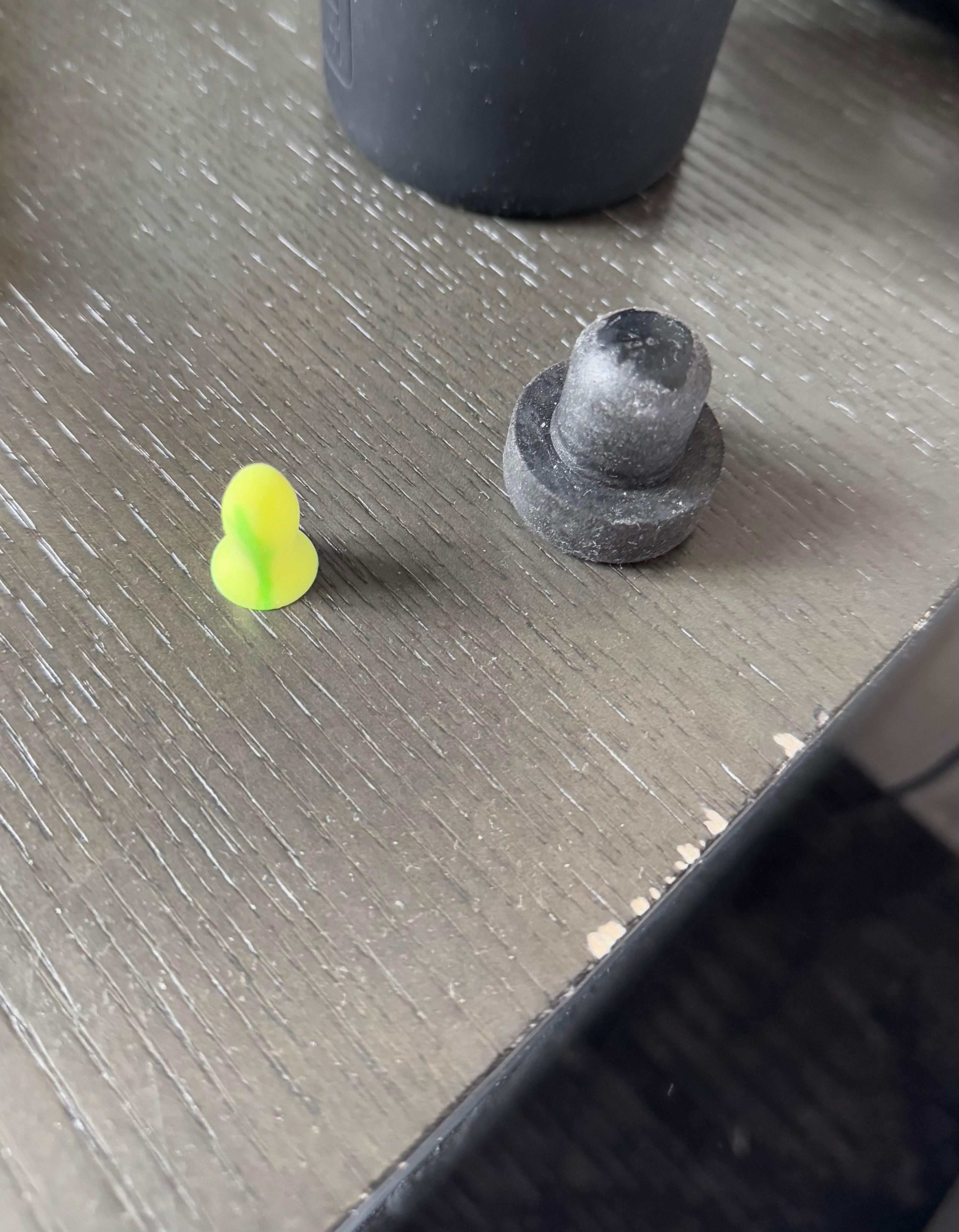 Random trash/toys? That were in room at check-in. Hard to miss if you ask me. We noticed it before we even sat down upon first time in the room.