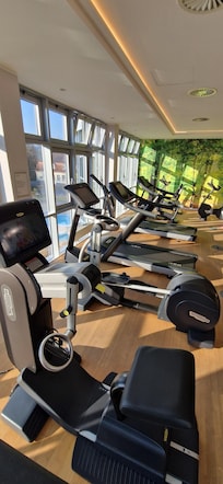 Fitnessstudio mit toller Aussicht