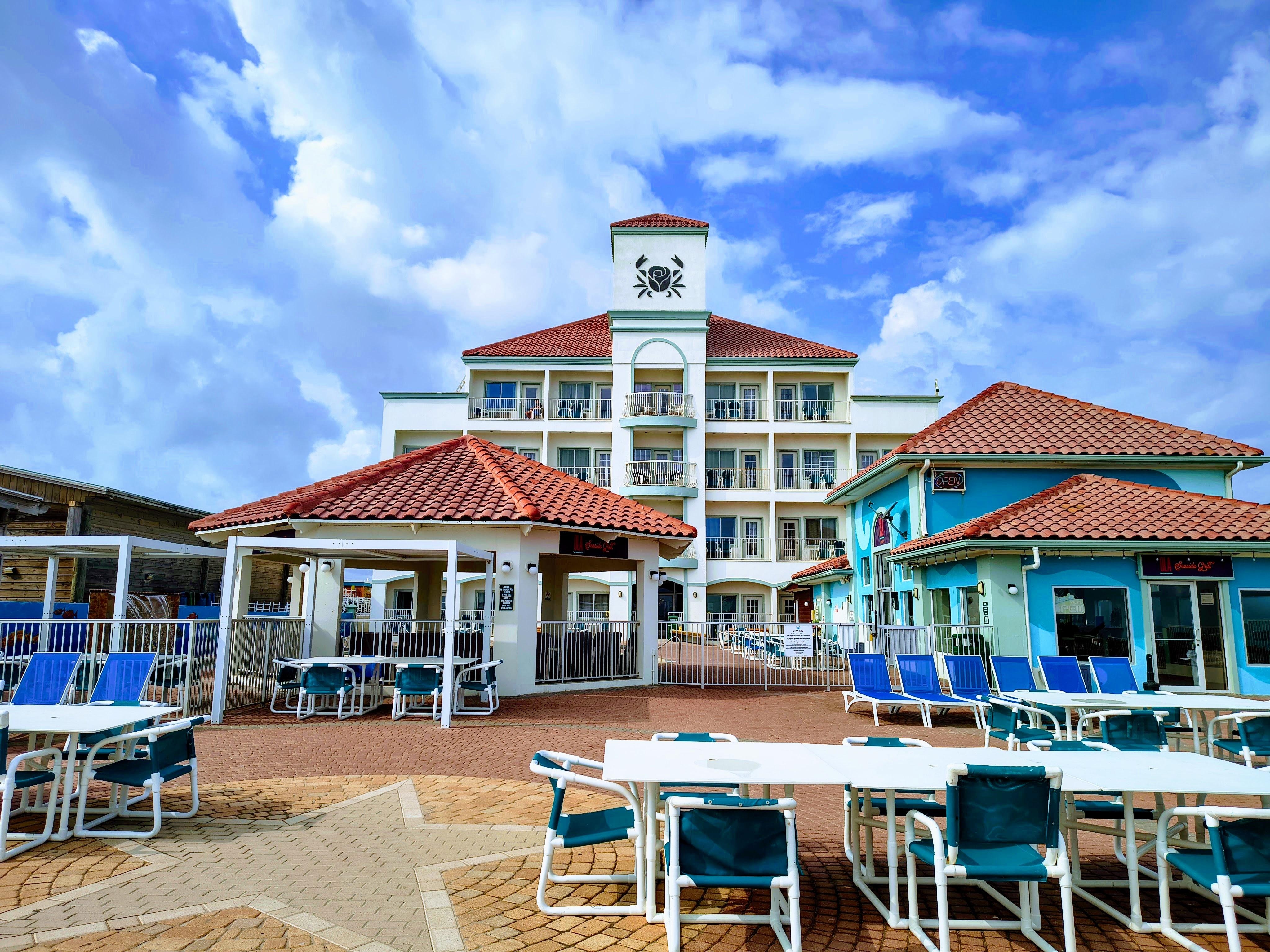 Back of Sand Rose Hotel/Resort