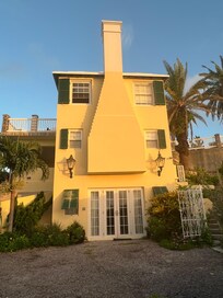Front of apartment