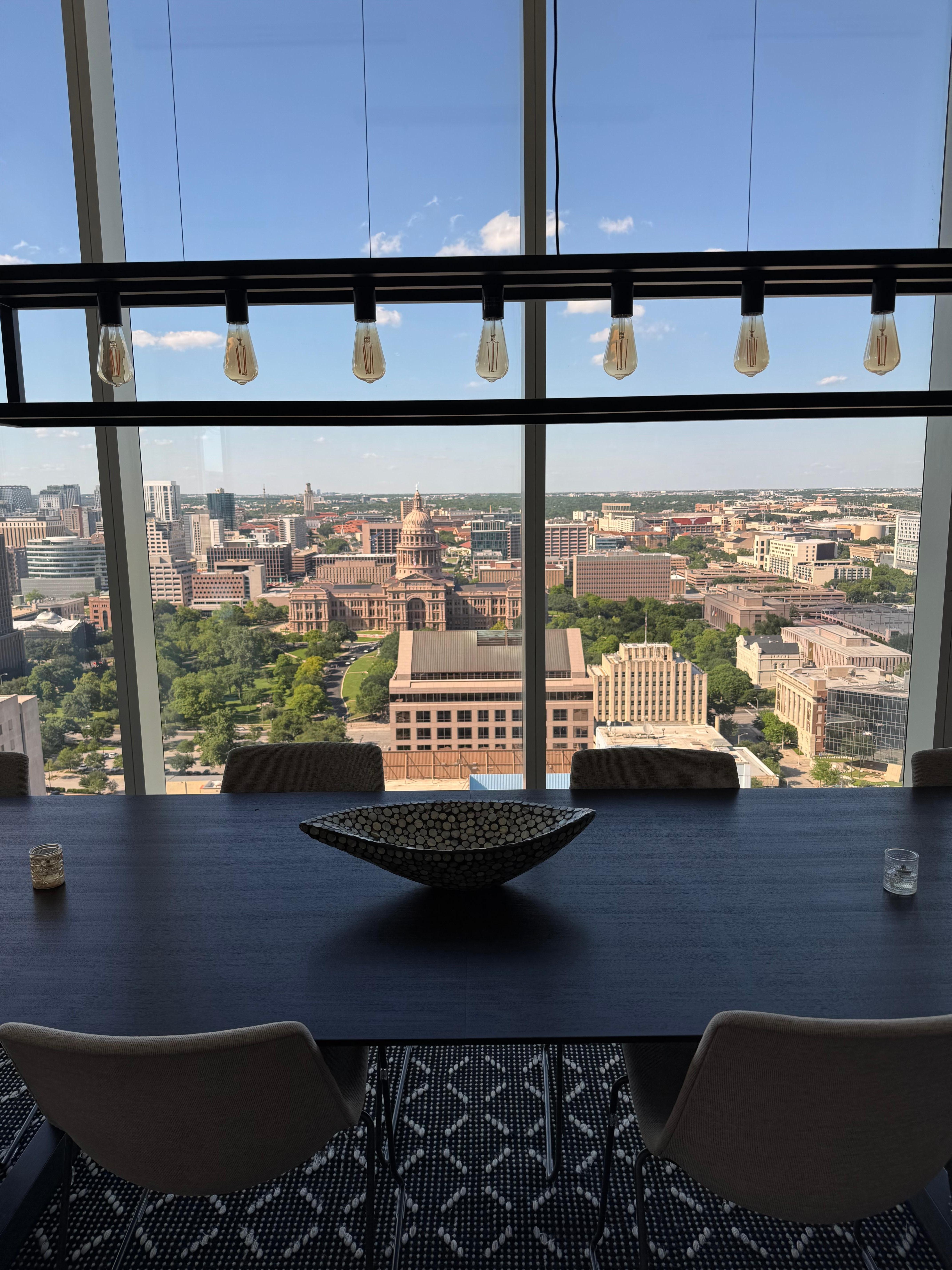 Pop up lounge on the 31st floor 