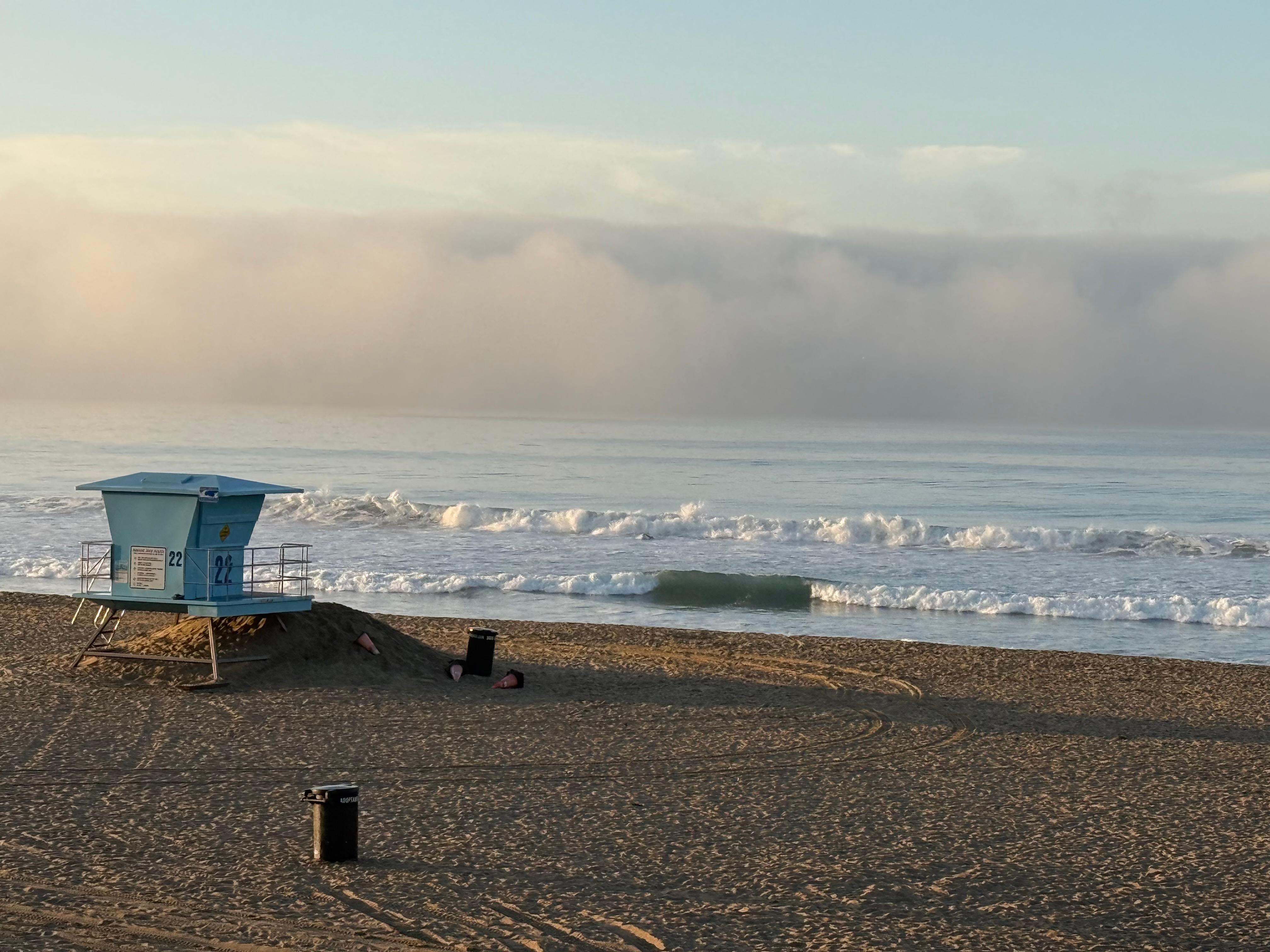 Marine layer in the morning