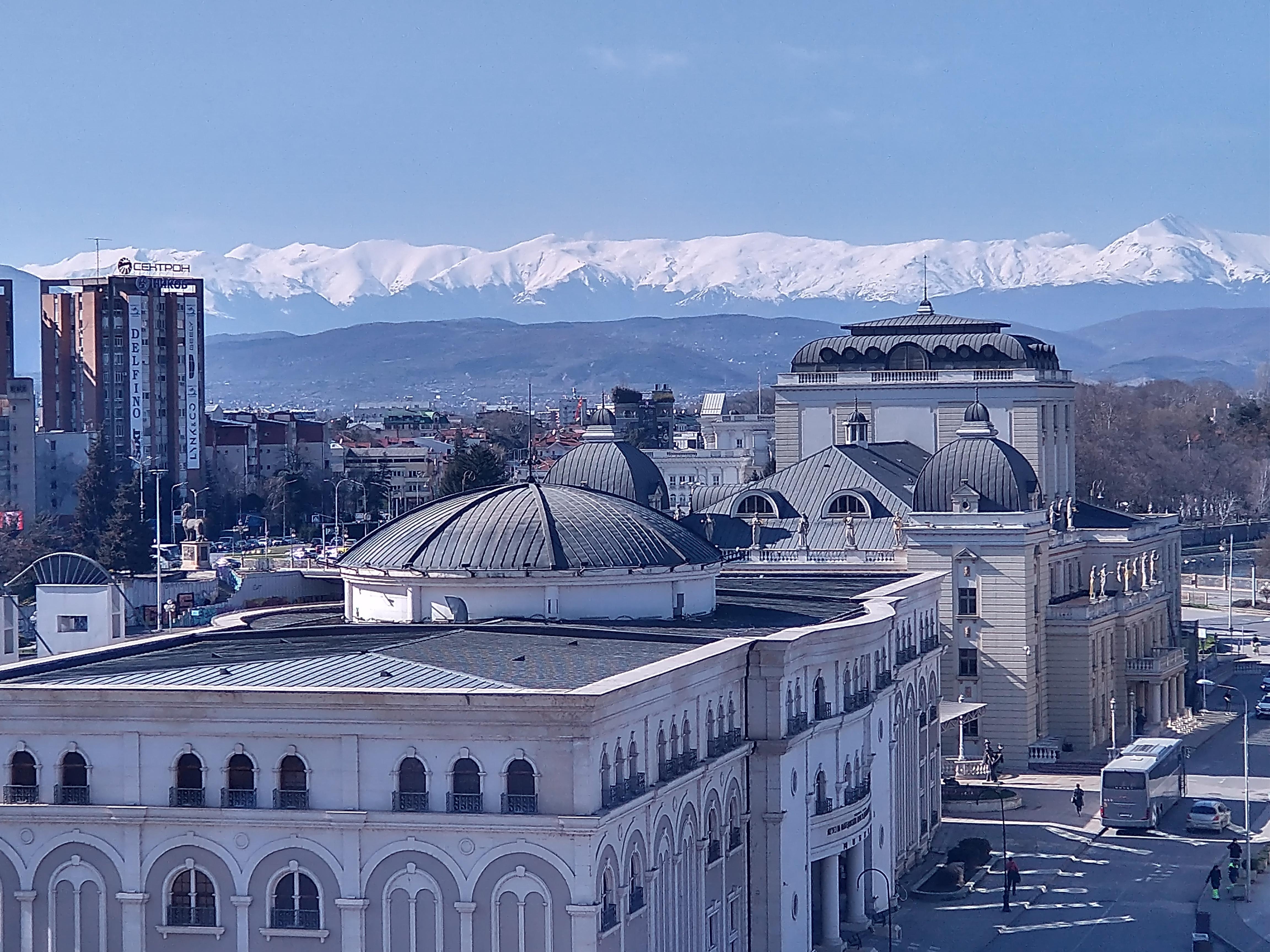 This is the view from the restaurant 