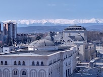 This is the view from the restaurant