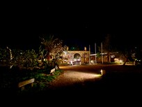 Courtyard night view. So pretty