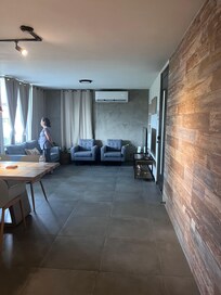 Spacious living room area