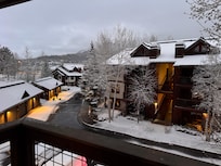 View across the balcony