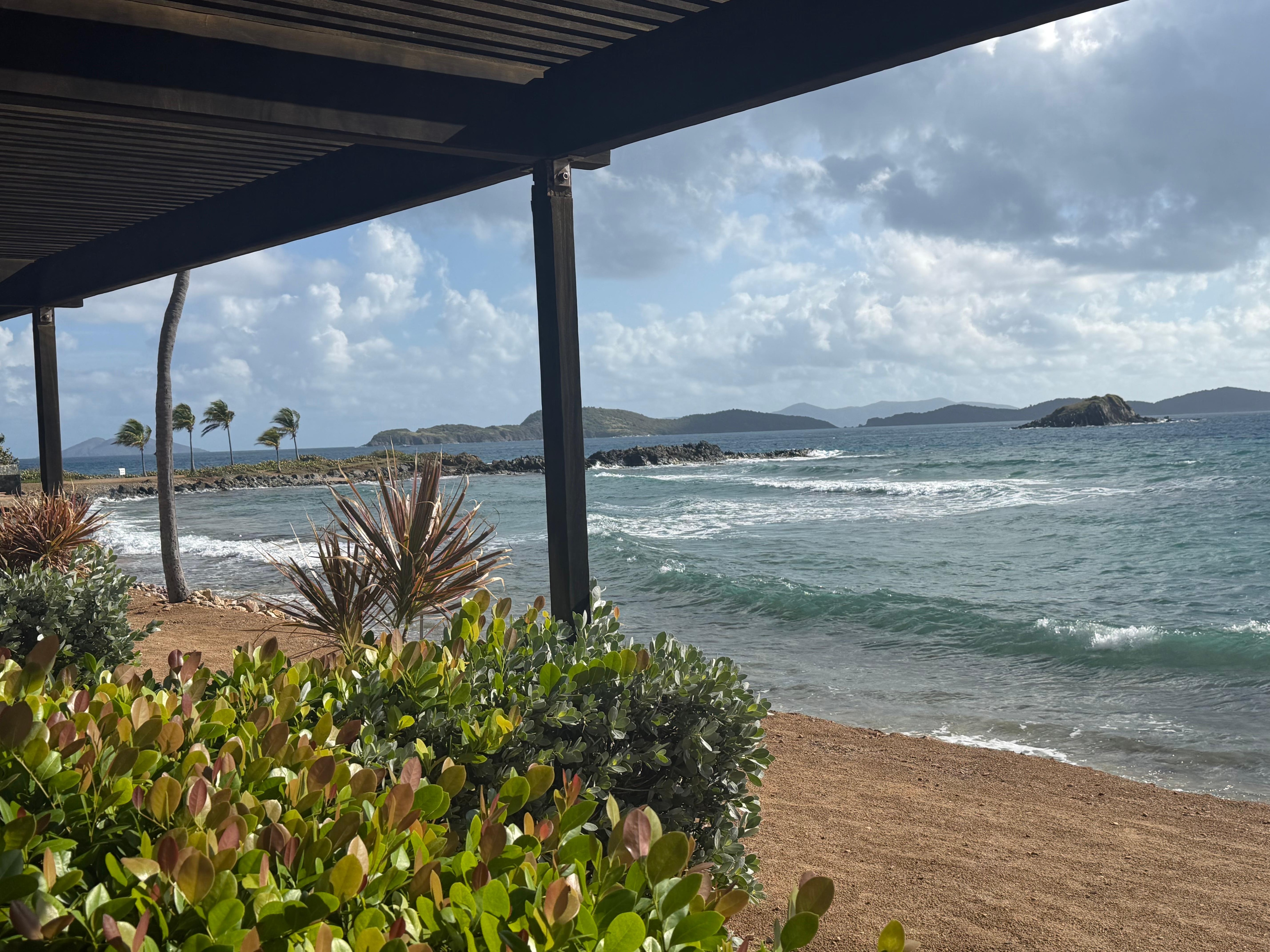 The view was amazing. 