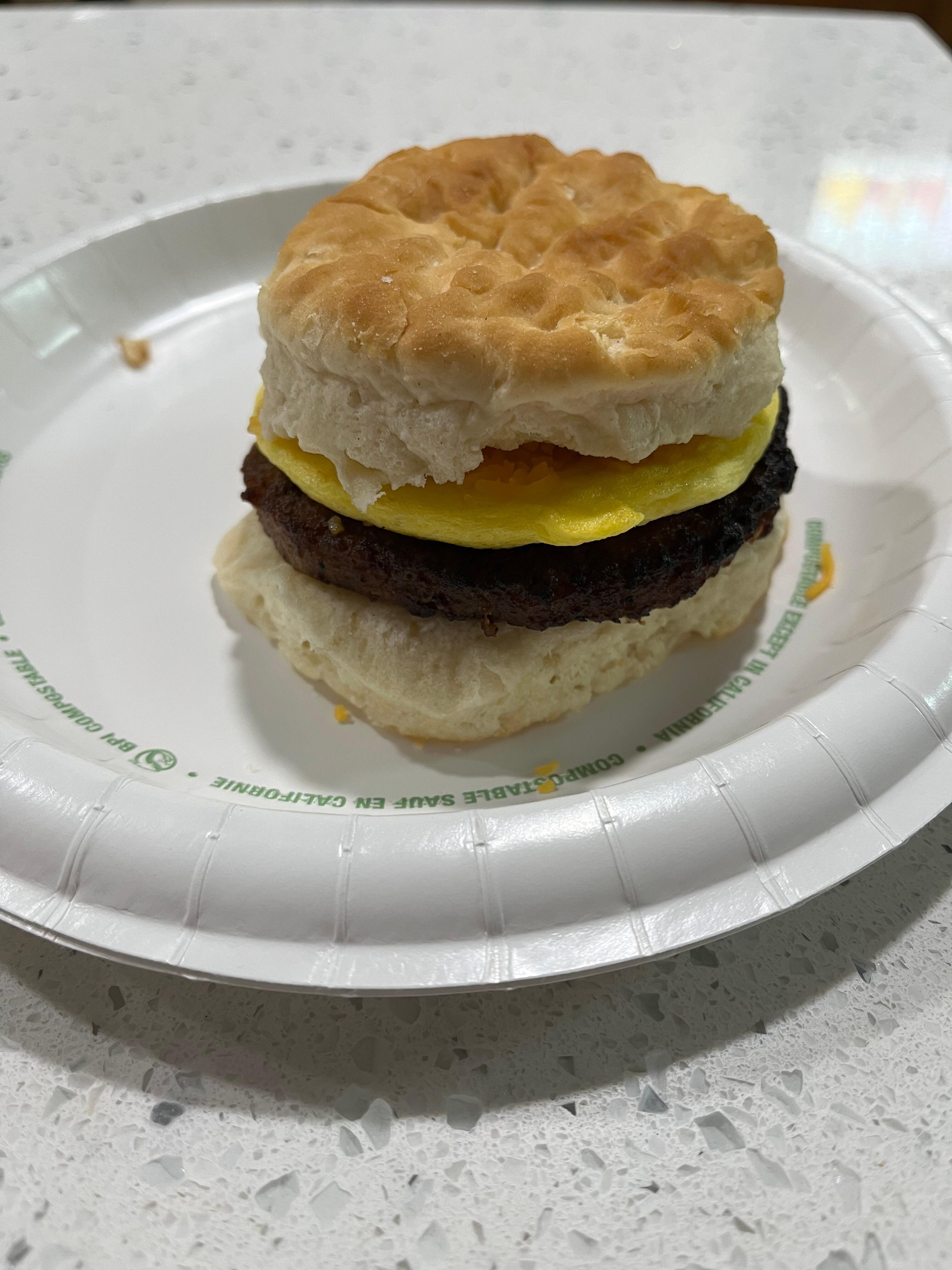 Delicious make-your-own breakfast sandwich 