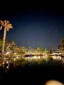 Nice walk around the lake at night