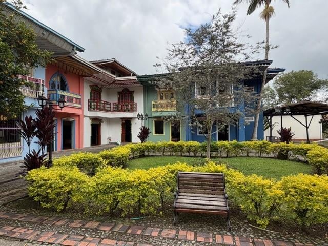 Reception Area and plaza
