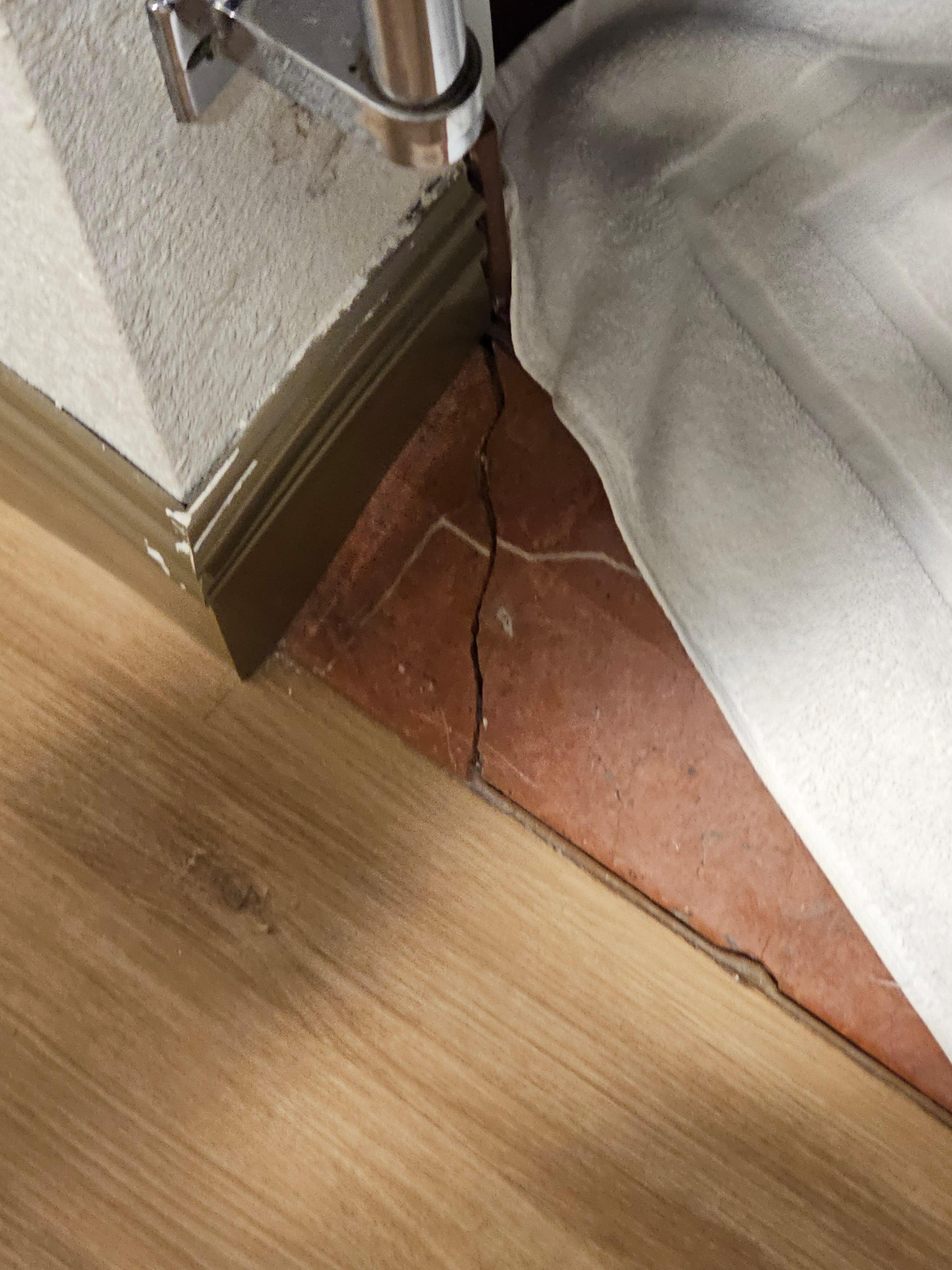 flooring cracked