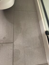 Water leaking on floor the very first night we arrived.