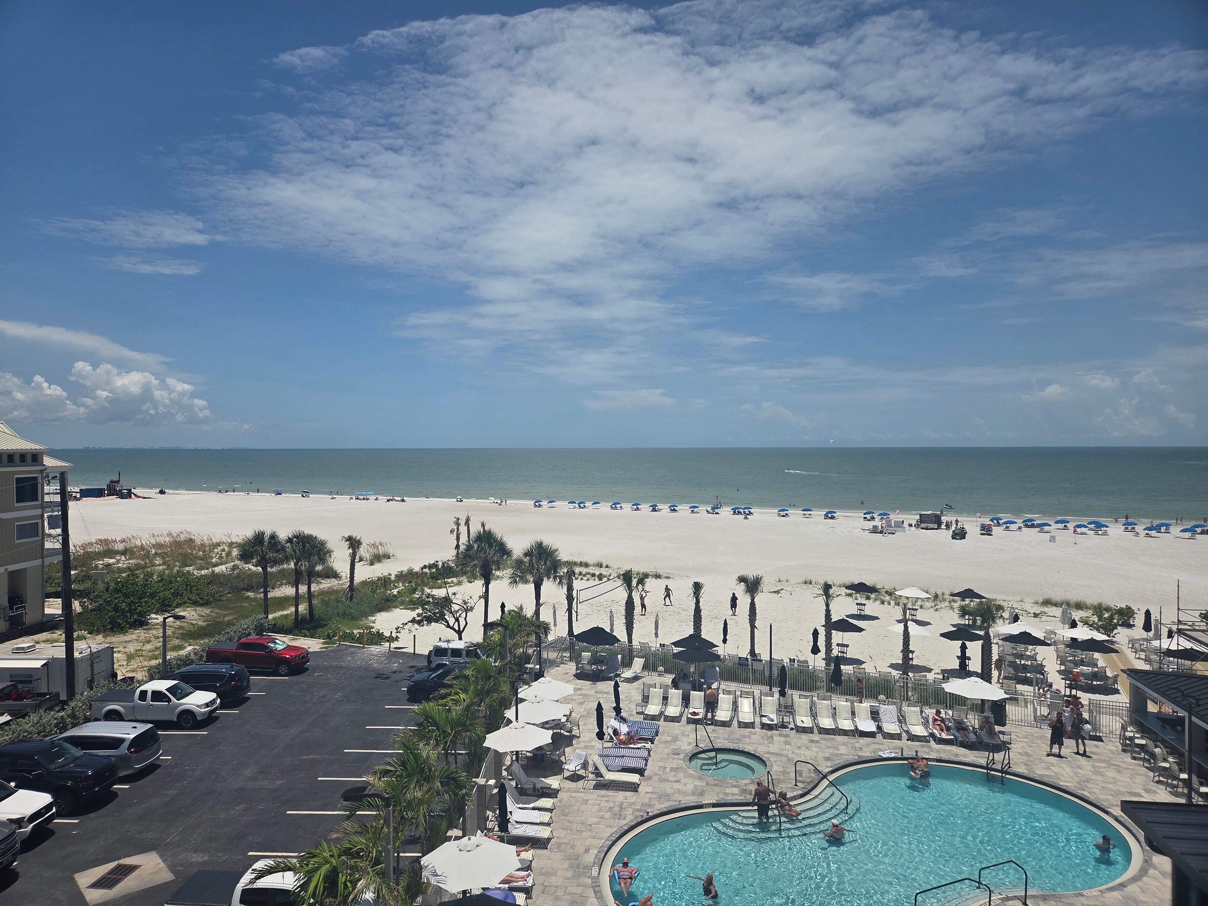 View from our balcony