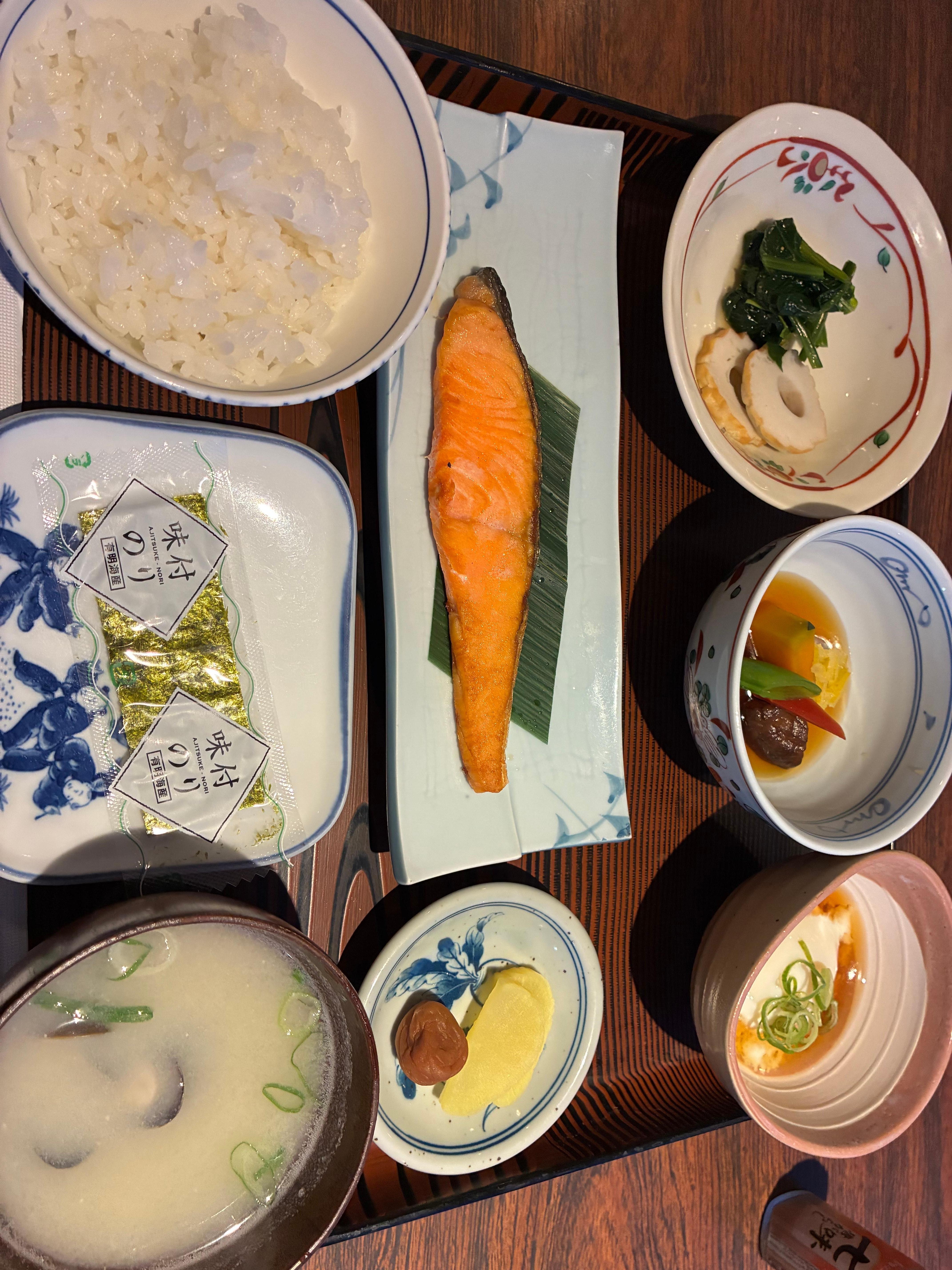 朝ごはんも美味しかった。