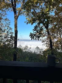 Morning view with our coffee