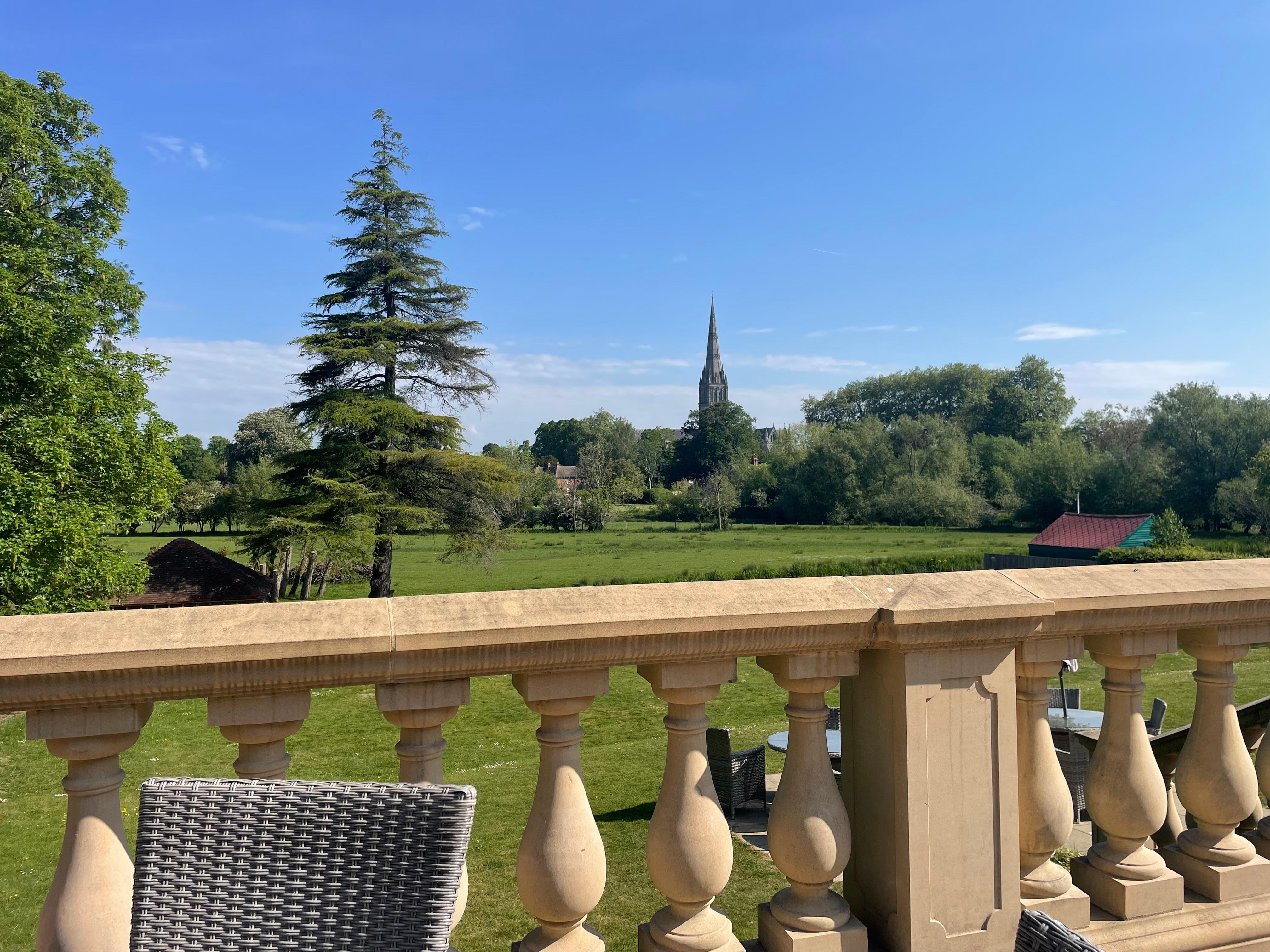 What a view from the terrace!