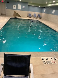 The pool was empty all night awesome!!