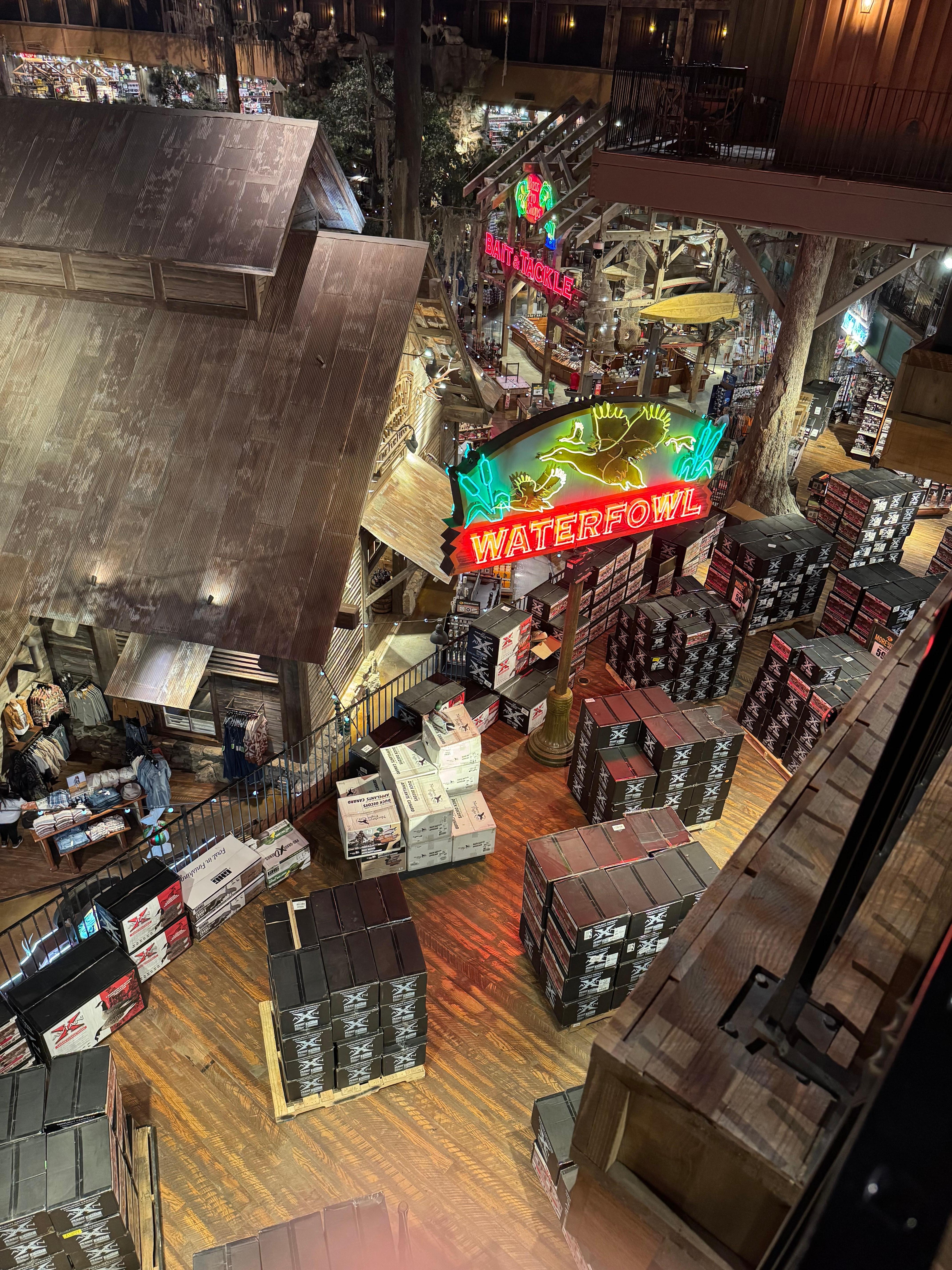 View from porch to store beliw