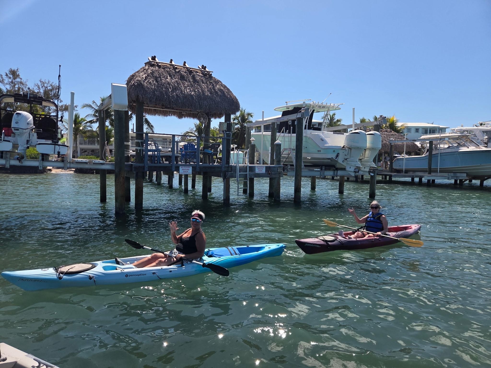 We had a blast exploiting the nice calm waters along the shorline