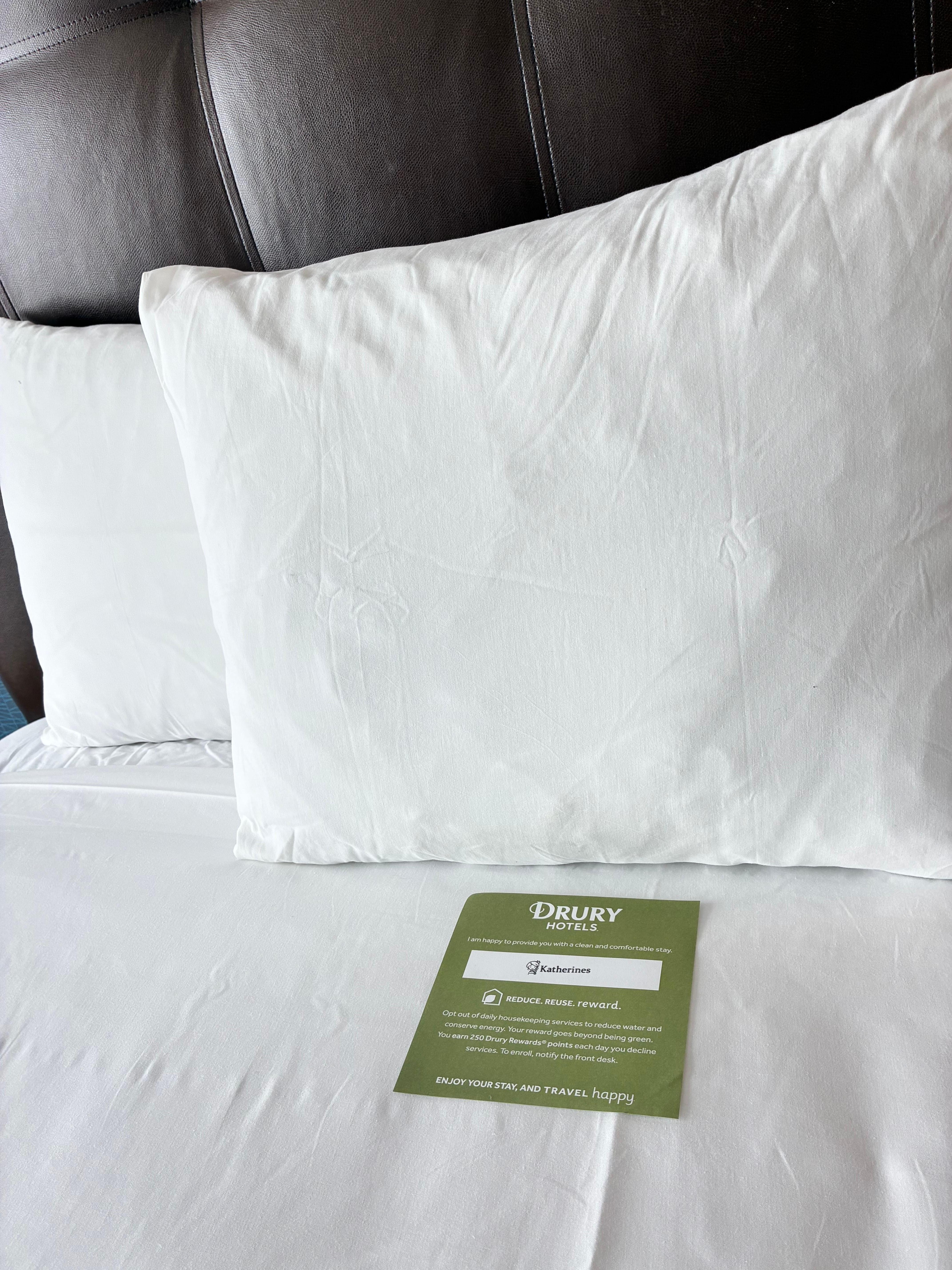 Personal touch from housekeeping 