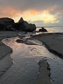 Moonstone beach nearby.