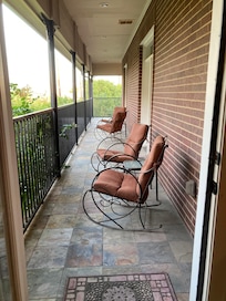 Veranda off our room