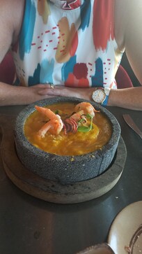 Shrimp curry at Akkat