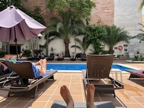 Lovely pool area!