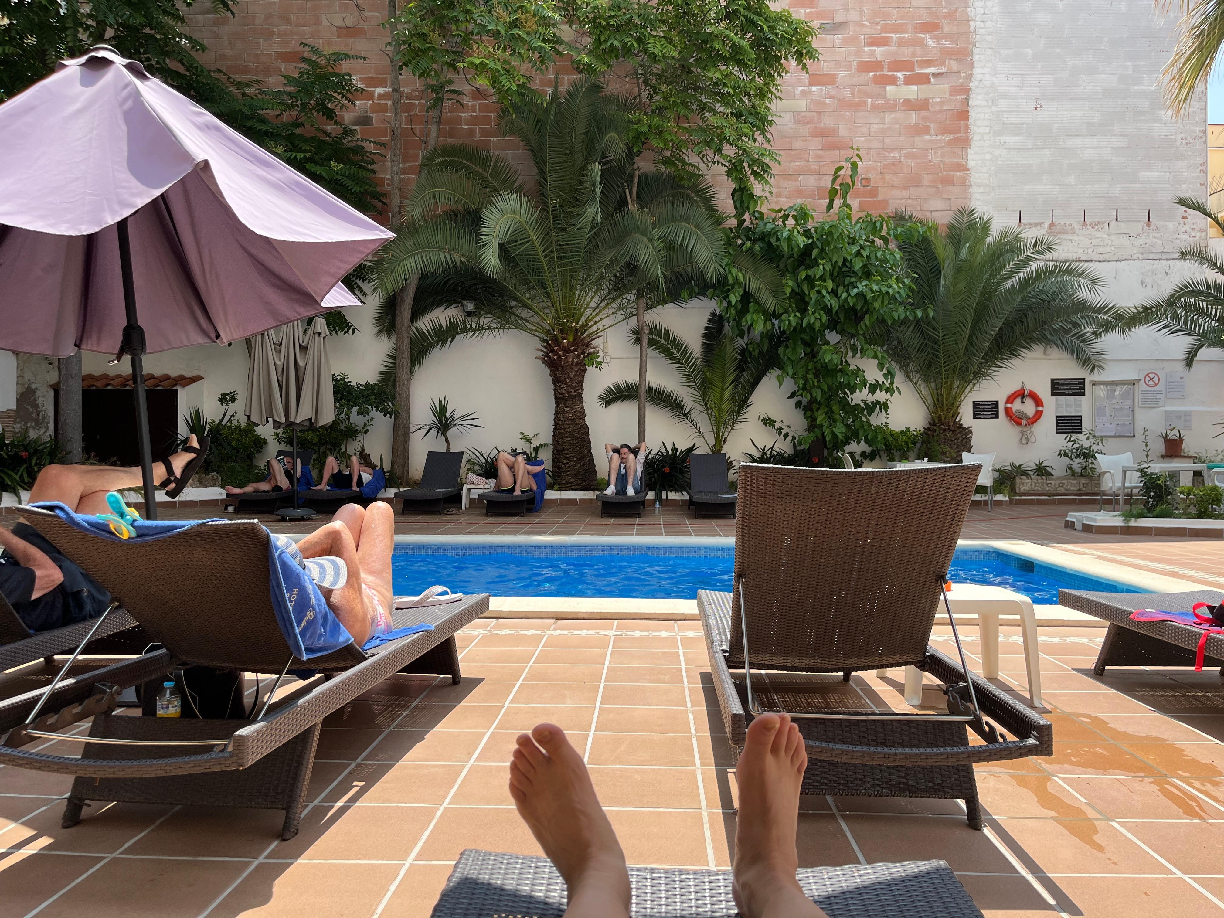 Lovely pool area!