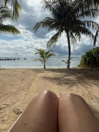 Lounger view outside our room
